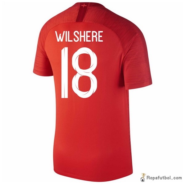 Camiseta Inglaterra Replica Segunda Ropa Wilshere 2018 Rojo